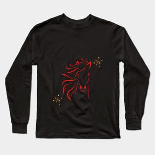 horse design Long Sleeve T-Shirt